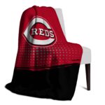 cincinnati reds gradient dots red blanket top rated
