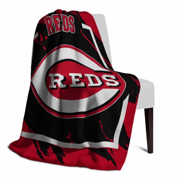 cincinnati reds splatter effect red blanket top rated