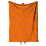 clemson tigers diehard fans orange blanket best selling
