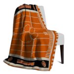 clemson tigers football field orange blanket top rated
