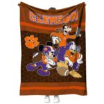 clemson tigers three musketeers orange blanket best selling