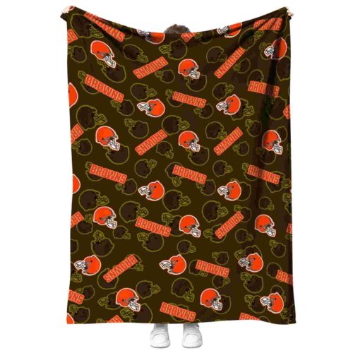 cleveland browns diehard fans brown blanket best selling