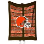 cleveland browns fan pride brown blanket best selling