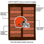 cleveland browns fan pride brown blanket new arrival