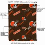 cleveland browns fan spirit brown blanket new arrival