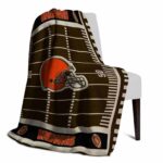 cleveland browns football field brown blanket best selling