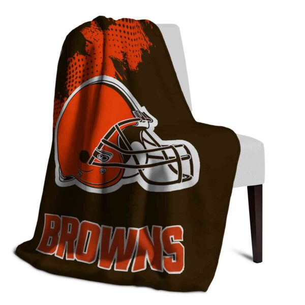 cleveland browns grunge texture brown blanket top rated