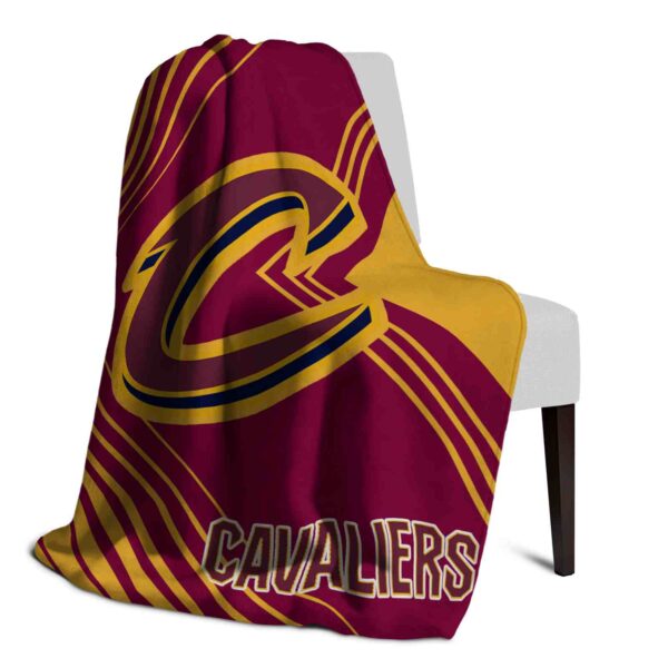 cleveland cavaliers diagonal stripes wine blanket top rated