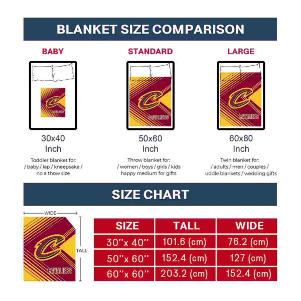 cleveland cavaliers diagonal stripes wine blanket trendy
