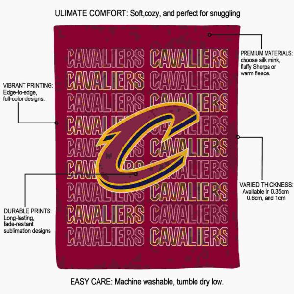 cleveland cavaliers fan pride wine blanket new arrival