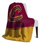 cleveland cavaliers gradient dots wine blanket best selling