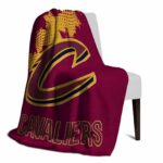 cleveland cavaliers grunge texture wine blanket best selling