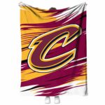 cleveland cavaliers paint streaks wine white blanket best selling