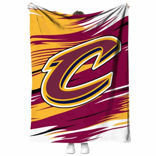 cleveland cavaliers paint streaks wine white blanket best selling