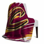 cleveland cavaliers paint streaks wine white blanket best selling