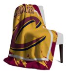 cleveland cavaliers splatter effect wine blanket best selling