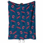 cleveland guardians diehard fans navy blue blanket best selling