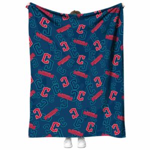 cleveland guardians diehard fans navy blue blanket best selling