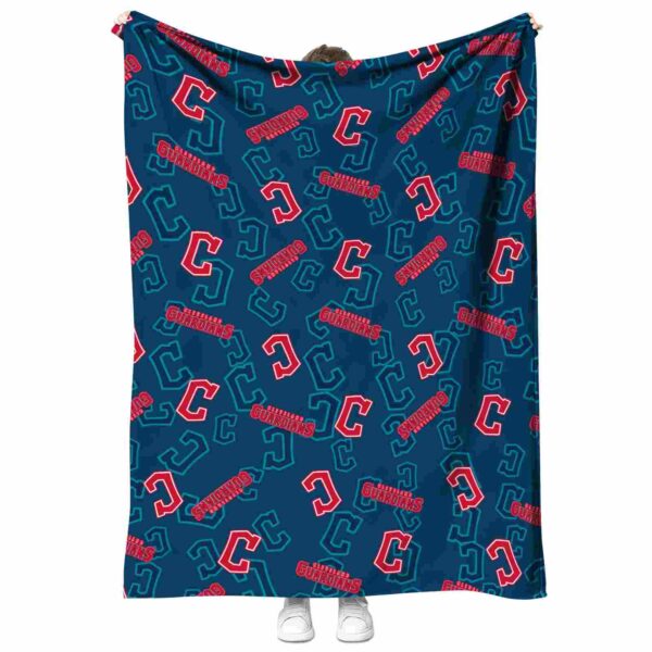cleveland guardians diehard fans navy blue blanket best selling