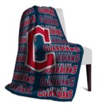 cleveland guardians fan pride navy blue blanket top rated