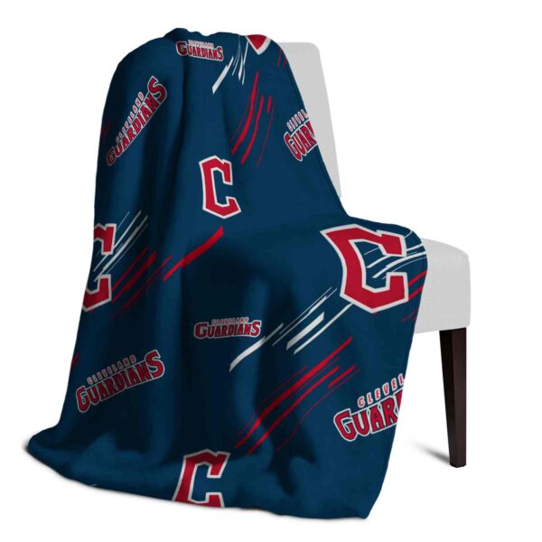 cleveland guardians fan spirit navy blue blanket top rated