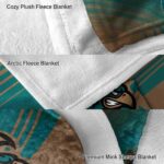coastal carolina chanticleers diagonal stripes green blanket premium grade