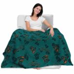 coastal carolina chanticleers diehard fans green blanket latest model