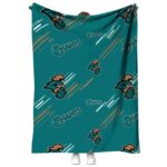 coastal carolina chanticleers fan spirit green blanket best selling