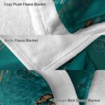 coastal carolina chanticleers fan spirit green blanket premium grade