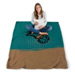 coastal carolina chanticleers gradient dots green blanket high quality