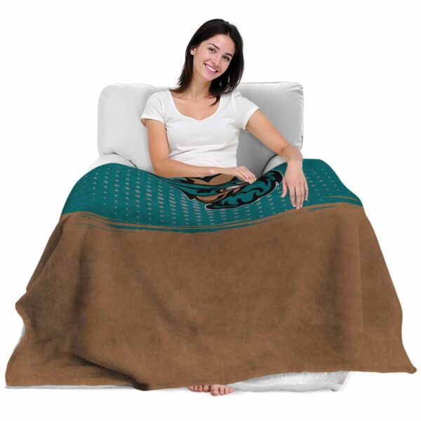coastal carolina chanticleers gradient dots green blanket latest model