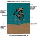coastal carolina chanticleers gradient dots green blanket new arrival
