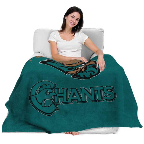 coastal carolina chanticleers grunge texture green blanket latest model
