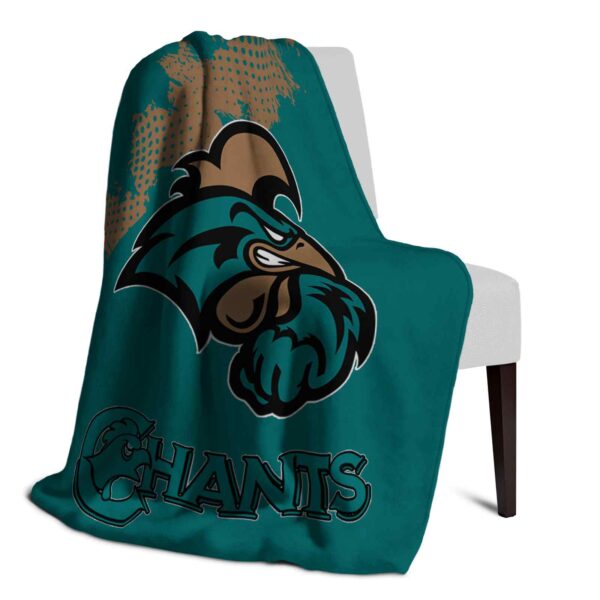coastal carolina chanticleers grunge texture green blanket top rated