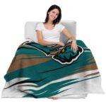 coastal carolina chanticleers paint streaks green white blanket latest model