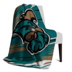 coastal carolina chanticleers paint streaks green white blanket top rated