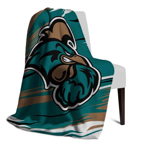 coastal carolina chanticleers paint streaks green white blanket top rated