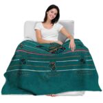 coastal carolina chanticleers striped pattern green blanket best selling
