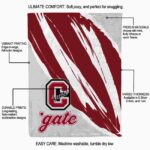 colgate raiders brushstrokes maroon white blanket new arrival