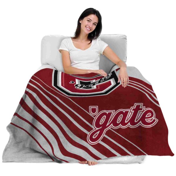 colgate raiders diagonal stripes maroon blanket latest model