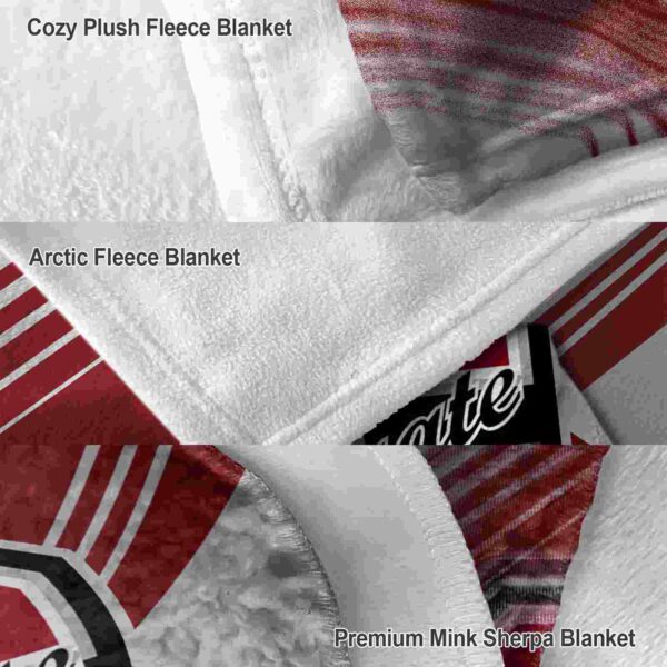 colgate raiders diagonal stripes maroon blanket premium grade