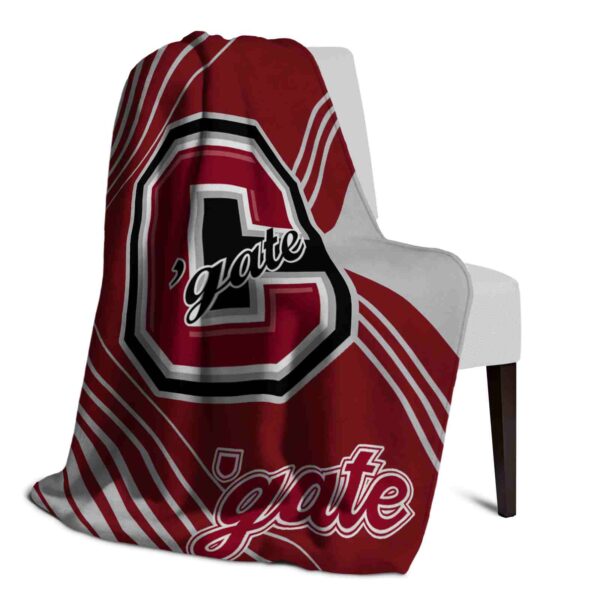 colgate raiders diagonal stripes maroon blanket top rated