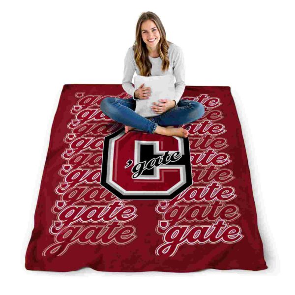 colgate raiders fan pride maroon blanket high quality