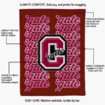 colgate raiders fan pride maroon blanket new arrival