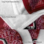 colgate raiders fan pride maroon blanket premium grade