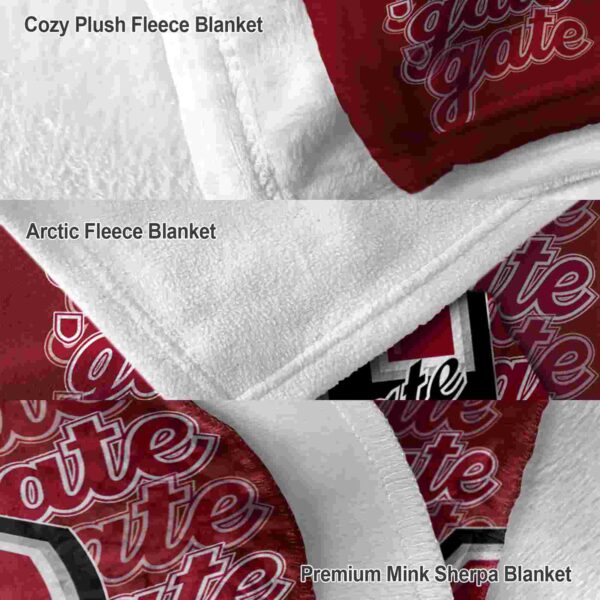 colgate raiders fan pride maroon blanket premium grade