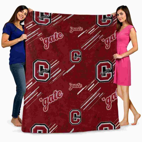 colgate raiders fan spirit maroon blanket fashion forward
