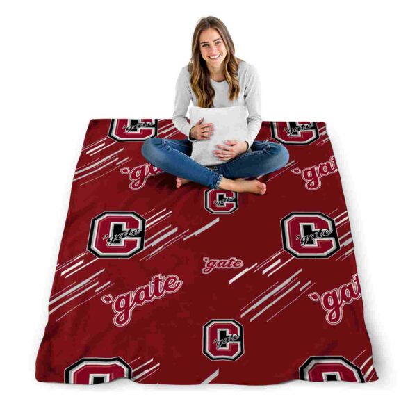 colgate raiders fan spirit maroon blanket high quality