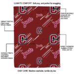 colgate raiders fan spirit maroon blanket new arrival