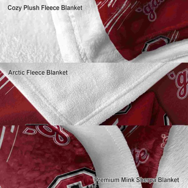 colgate raiders fan spirit maroon blanket premium grade